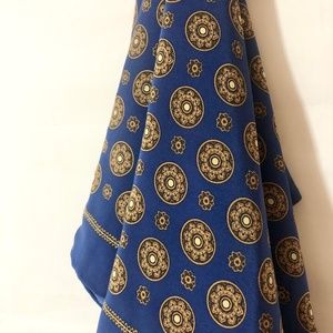 Blue Silk Scarf